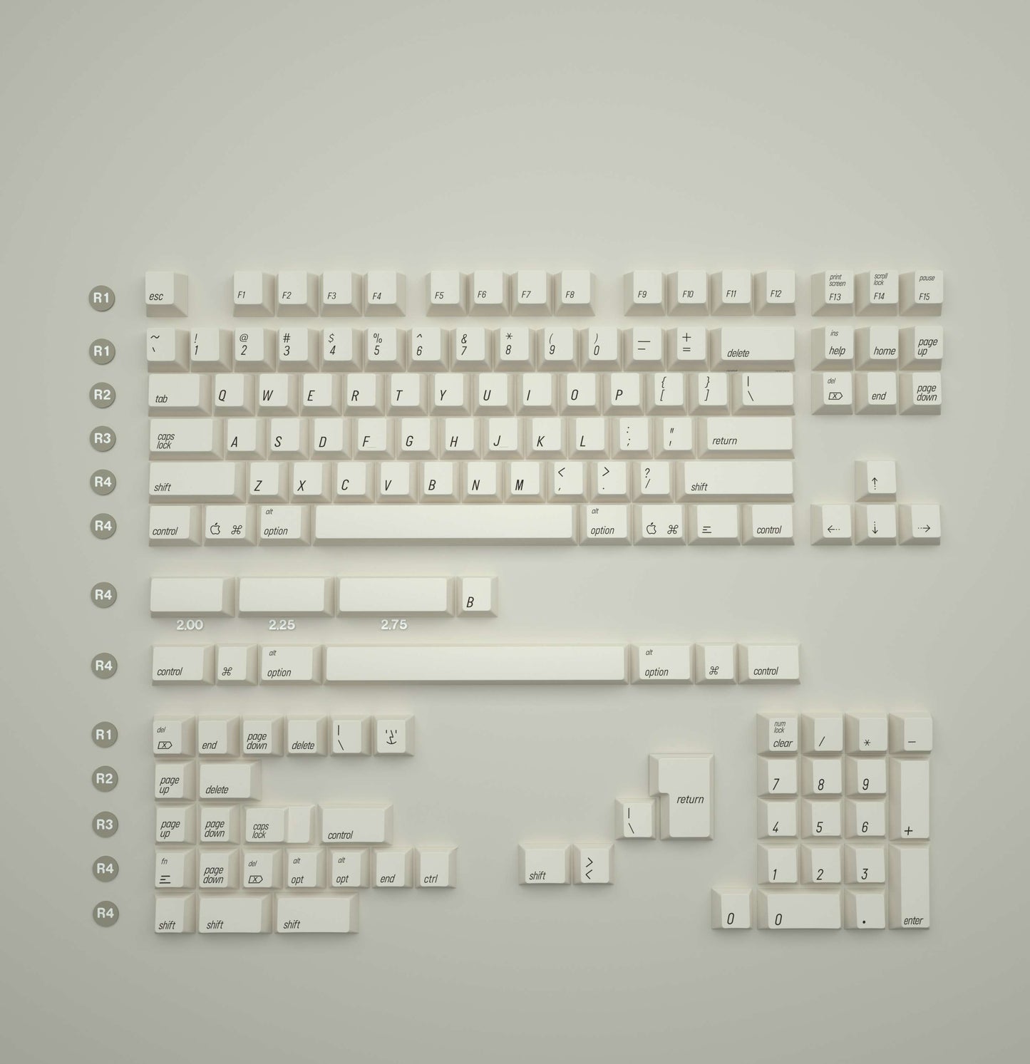 XMI Mac Keycaps