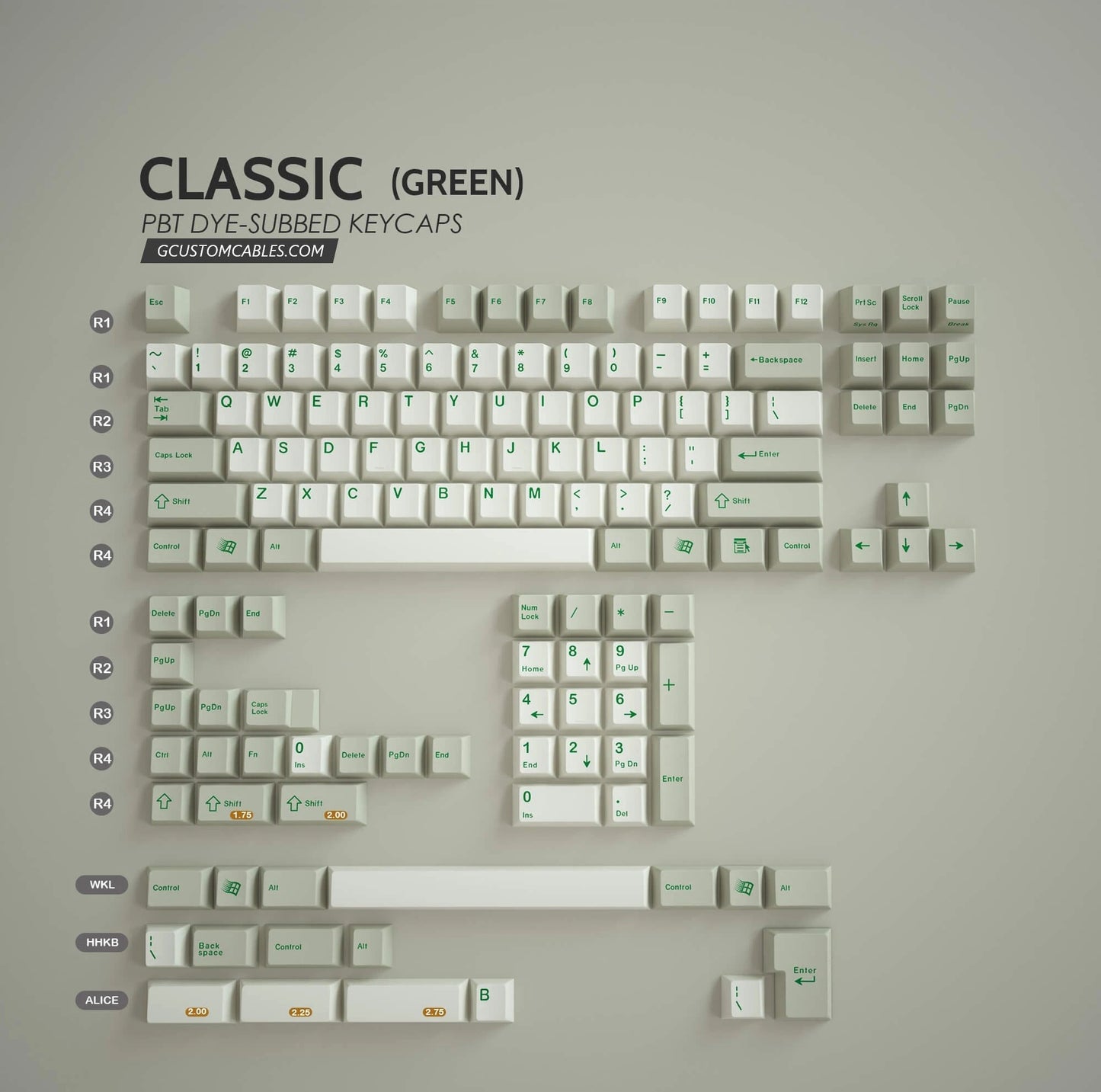 XMI Classic Keycaps
