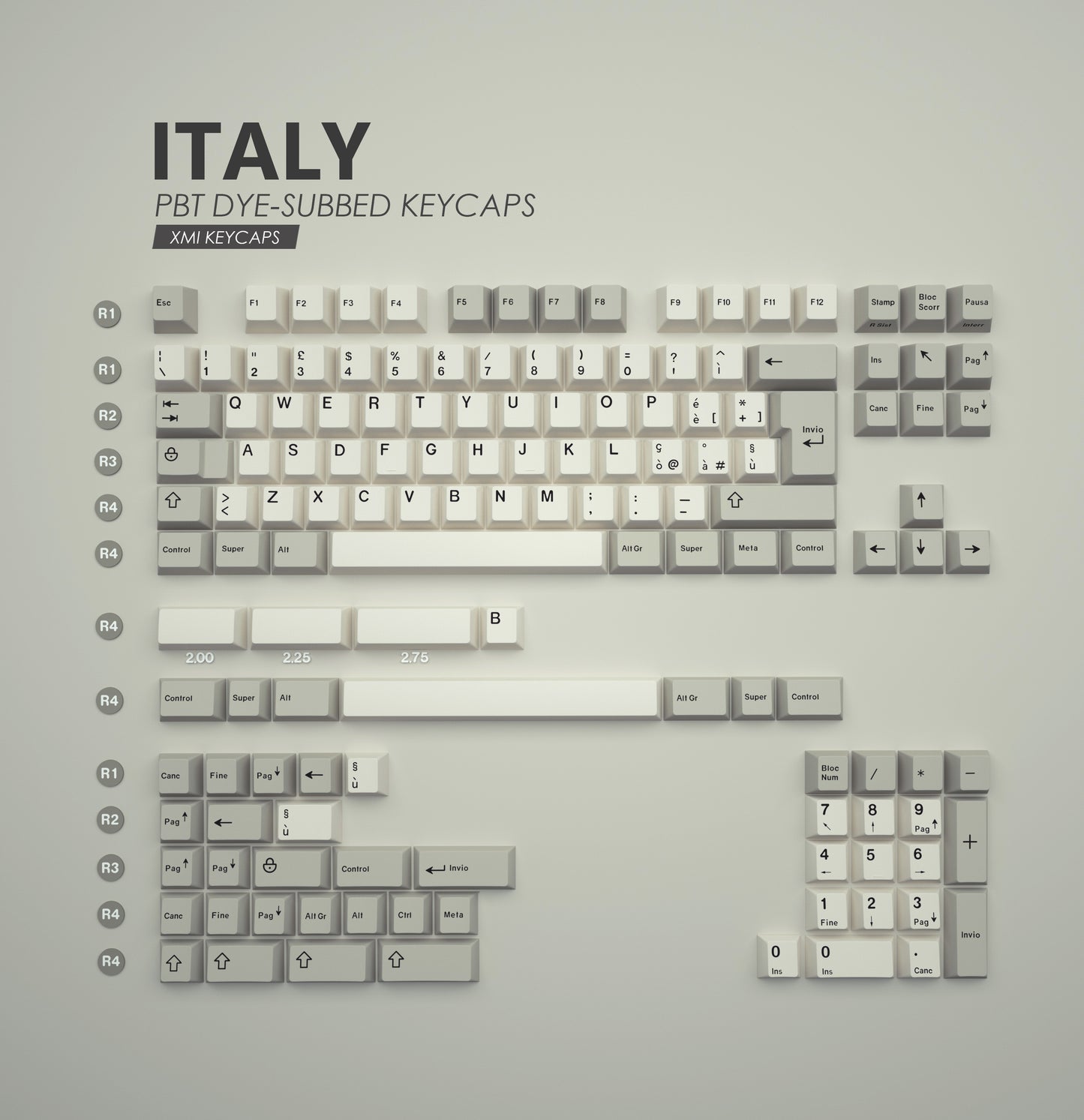 XMI Italy Keycaps