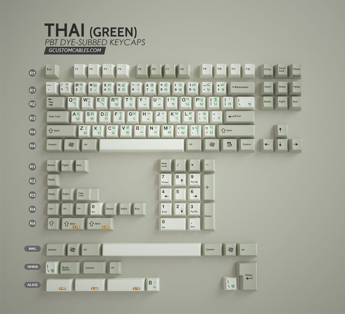 XMI Thai Keycaps